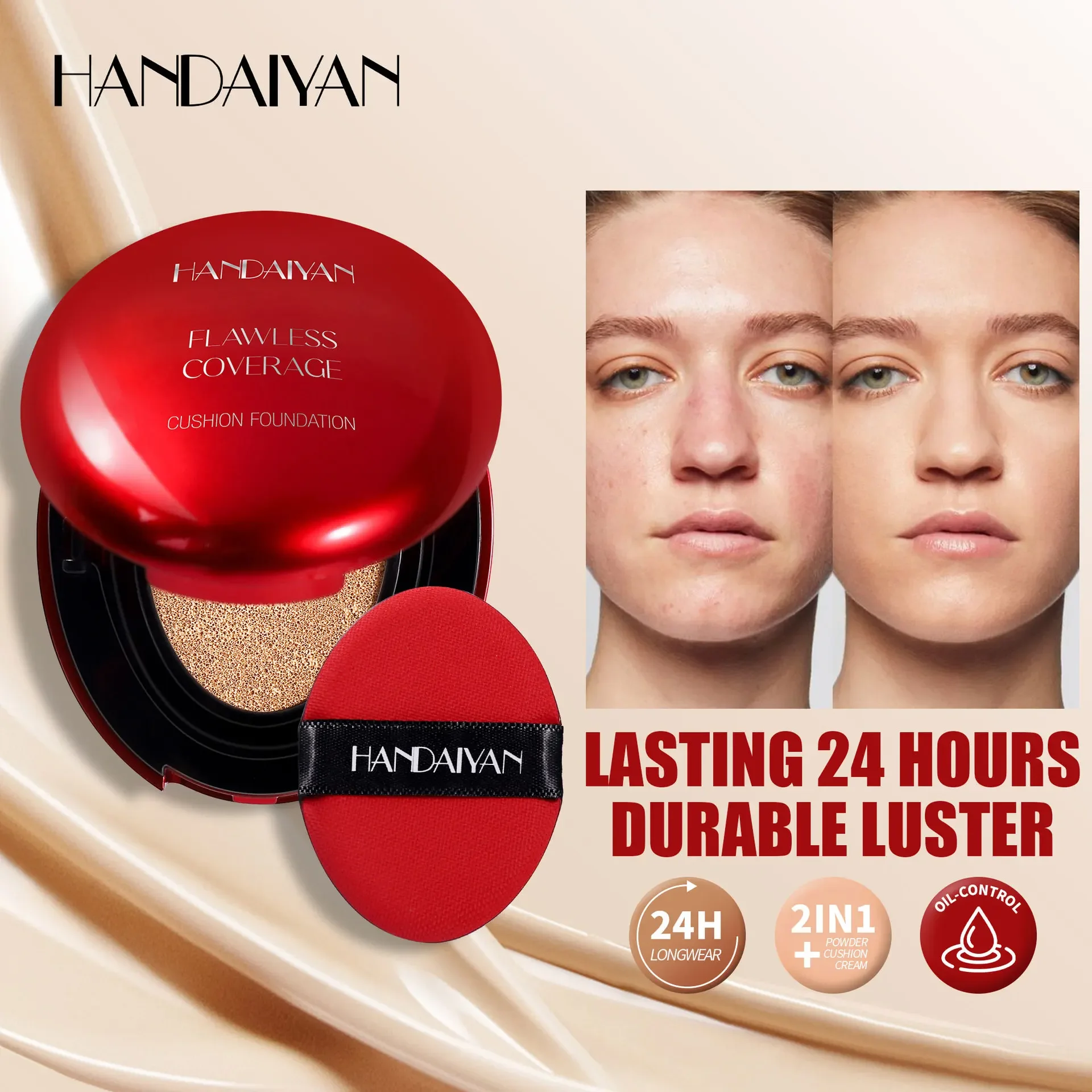 Bb Cushion Korean - Alas Bedak Bantalan Udara Korea -