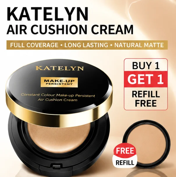 Bb Cushion Korean - Foundation Cair untuk Wajah, Melembabkan &