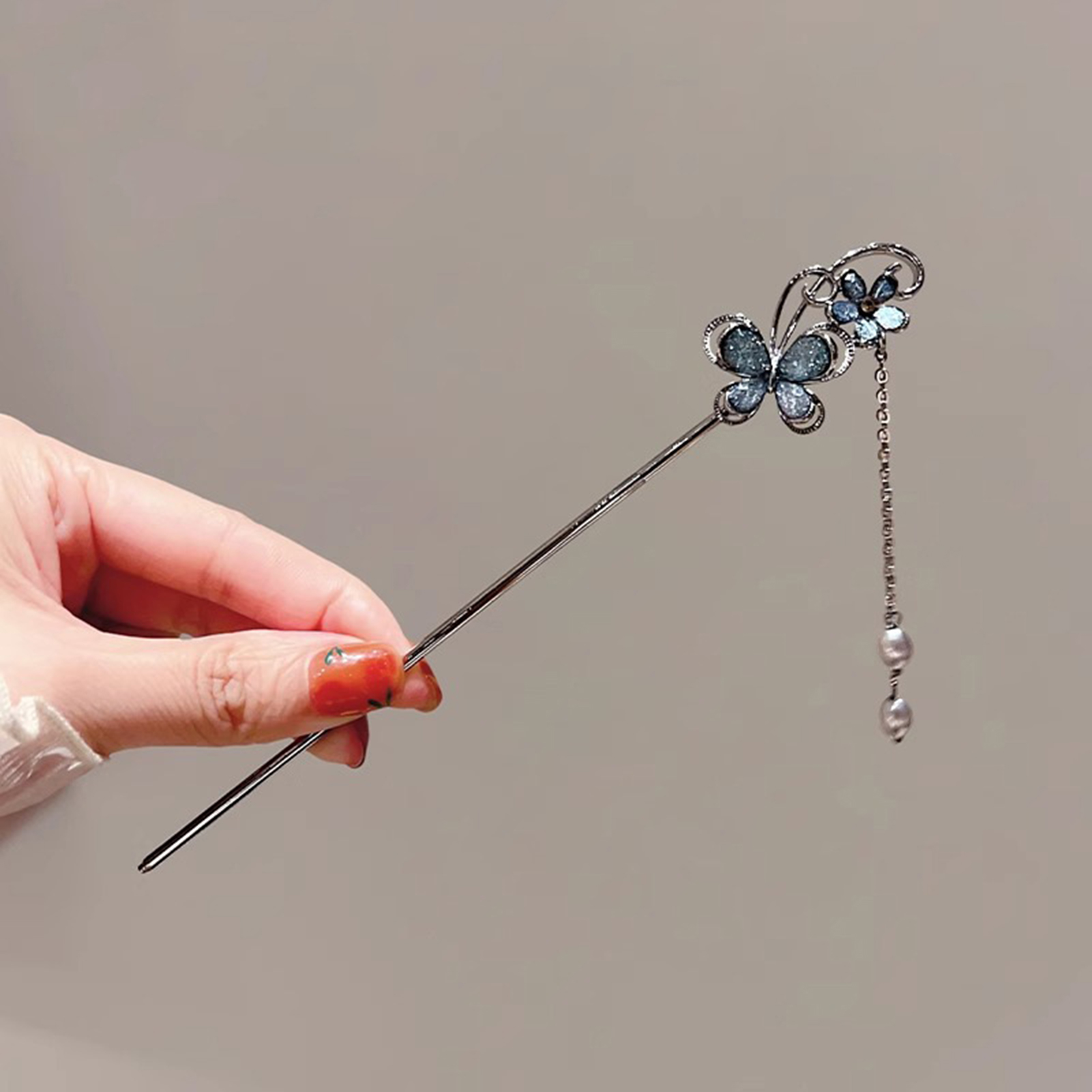 Jepit Rambut Rumbai Kupu-kupu, - Hanbok Hair Pin ulasan dan harga