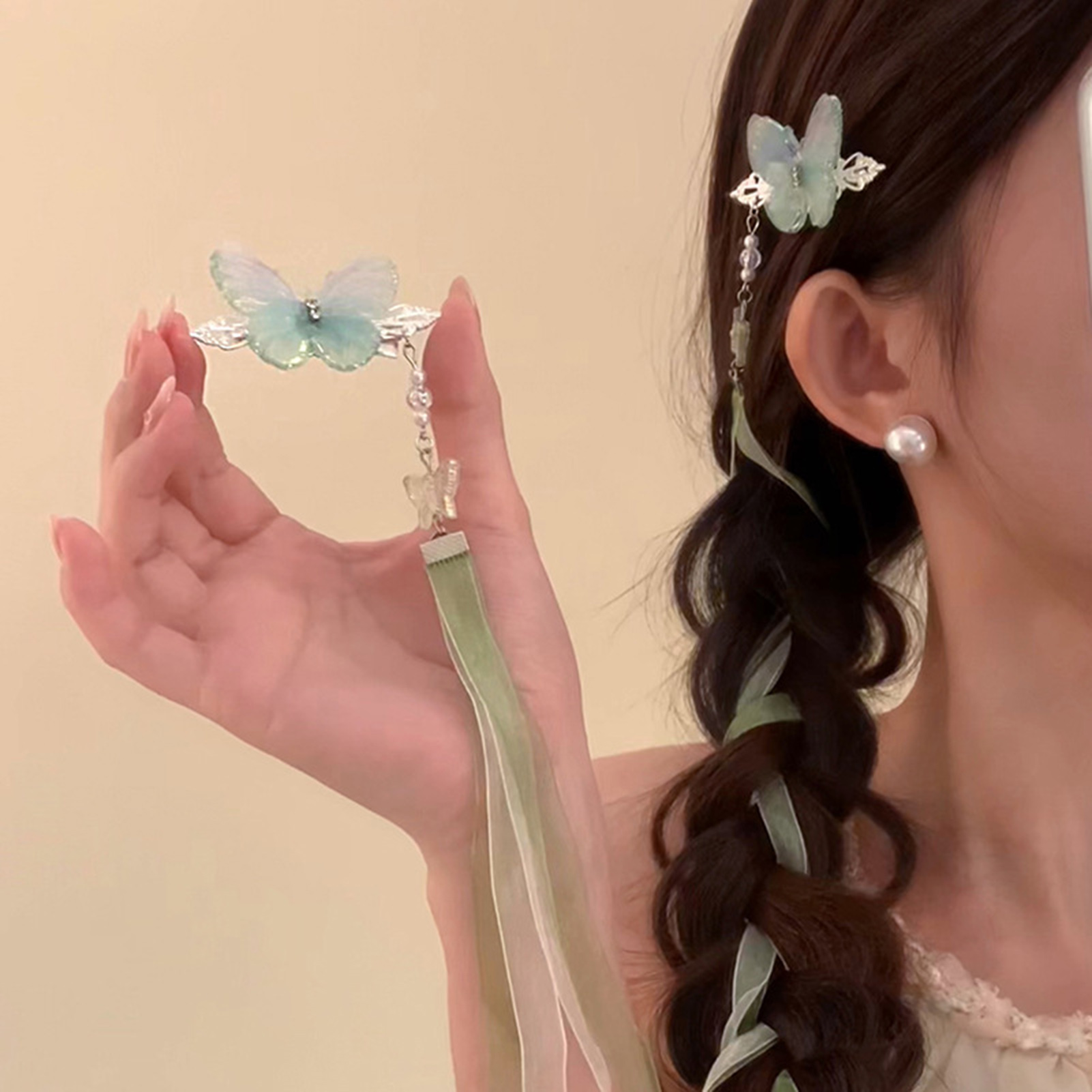 2 Buah Jepit Rambut Gaya Cina  - Hanbok Hair Pin ulasan dan harga