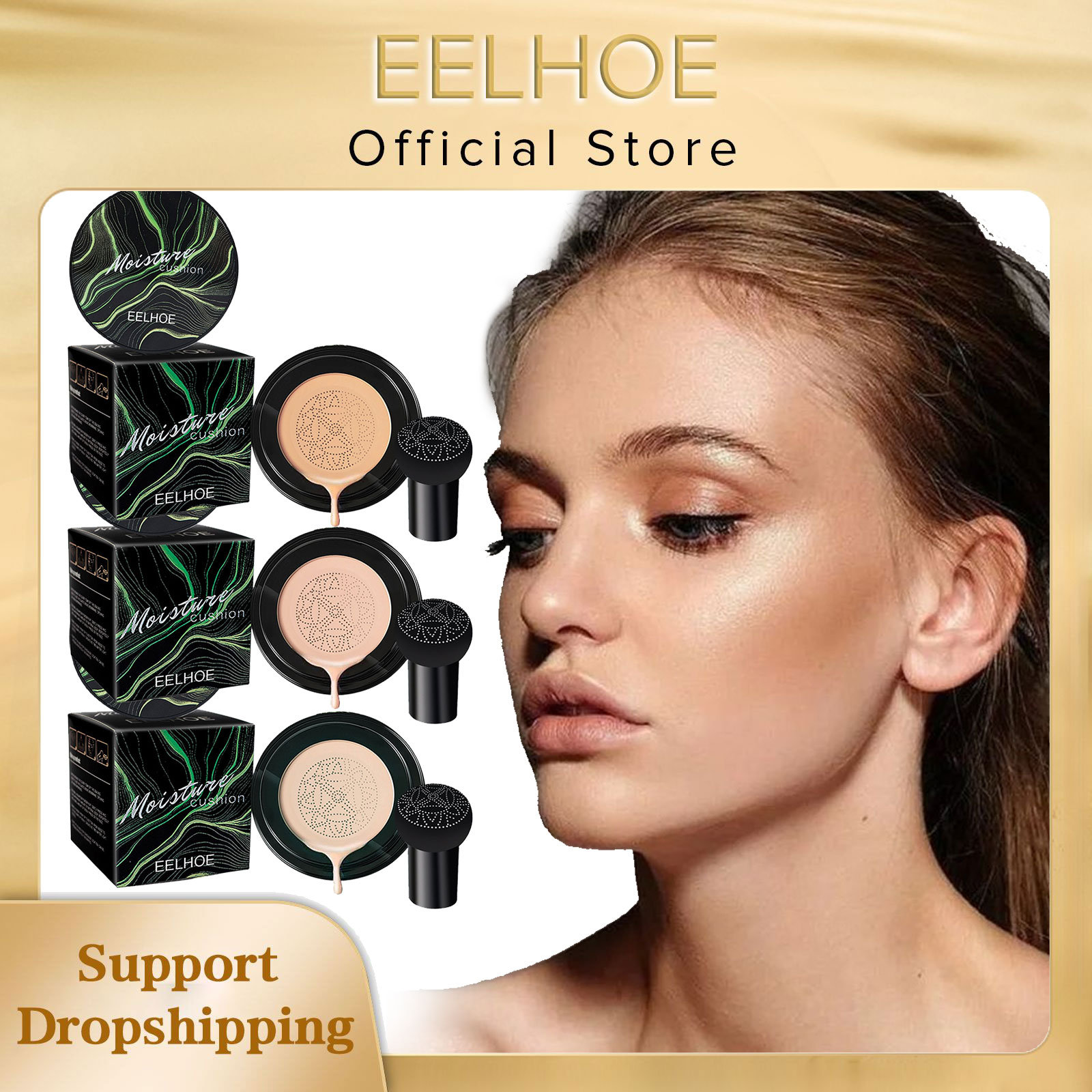 EELHOE krim CC kepala jamur, k - Bb Cushion Korean ulasan dan harga
